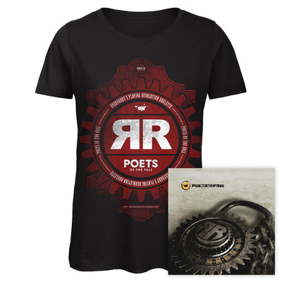 Poets of the Fall, Revolution Roulette, Signed Vinyl + Women's T-Shirt, Bundle