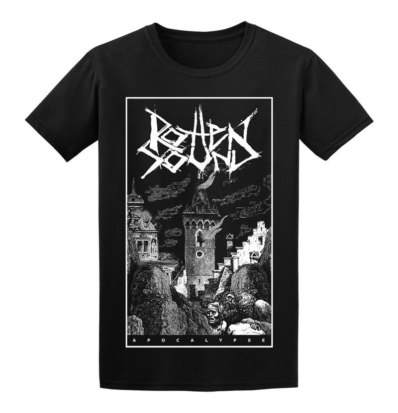 Rotten Sound, Apocalypse Black & White, T-Shirt
