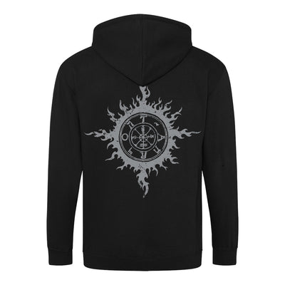 Tarot, Silver Logo, Zip Hoodie