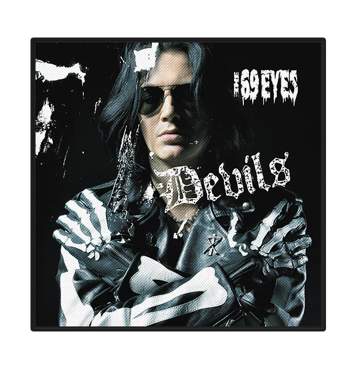 69 Cover The 69 Eyes, Devils Album Cover, Patch – Backstage Rock Shop