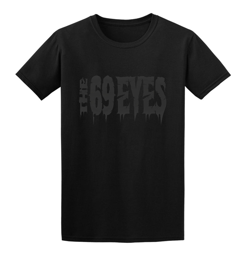 The 69 Eyes, Black-On-Black Logo, T-Shirt