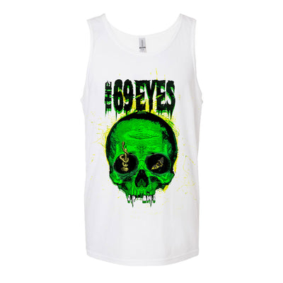 The 69 Eyes, Green Skull, Sleeveless Shirt