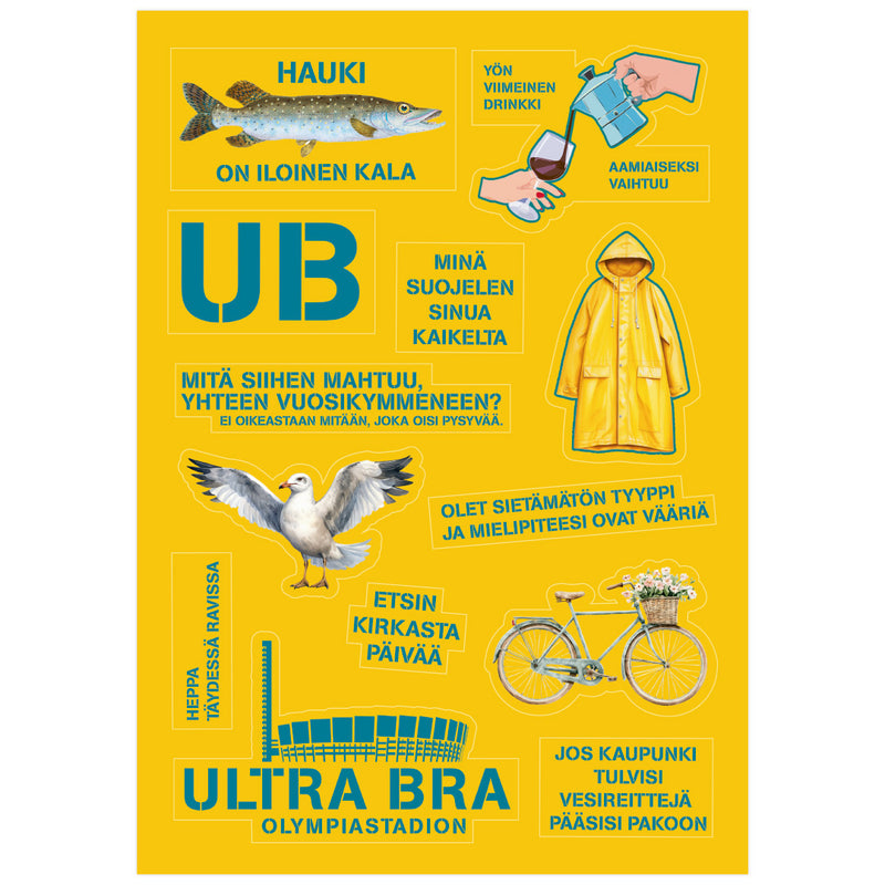 Ultra Bra, Sticker Set