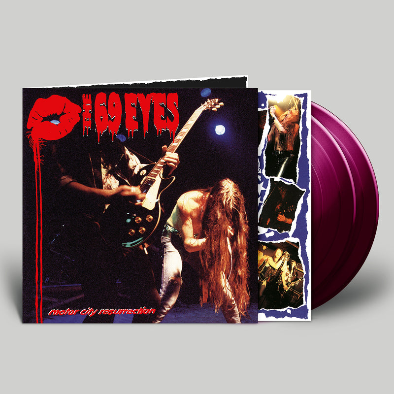 The 69 Eyes, Motor City Resurrection, Ltd Transparent Purple 2LP Vinyl