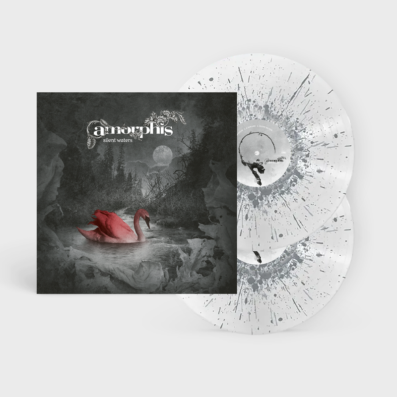 Amorphis, Silent Waters, White / Grey Splatter 2LP Vinyl