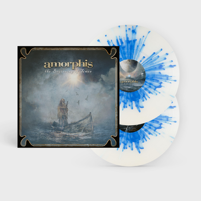 Amorphis, The Beginning of Times, White / Blue Splatter 2LP Vinyl