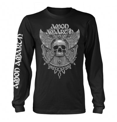 Amon Amarth, Grey Skull, Longsleeve