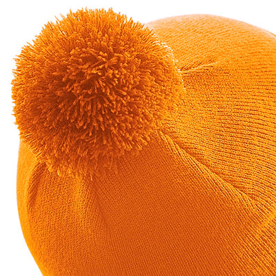 Fröbelin Palikat, Orange Bobble Beanie