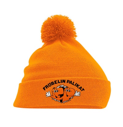 Fröbelin Palikat, Orange Bobble Beanie