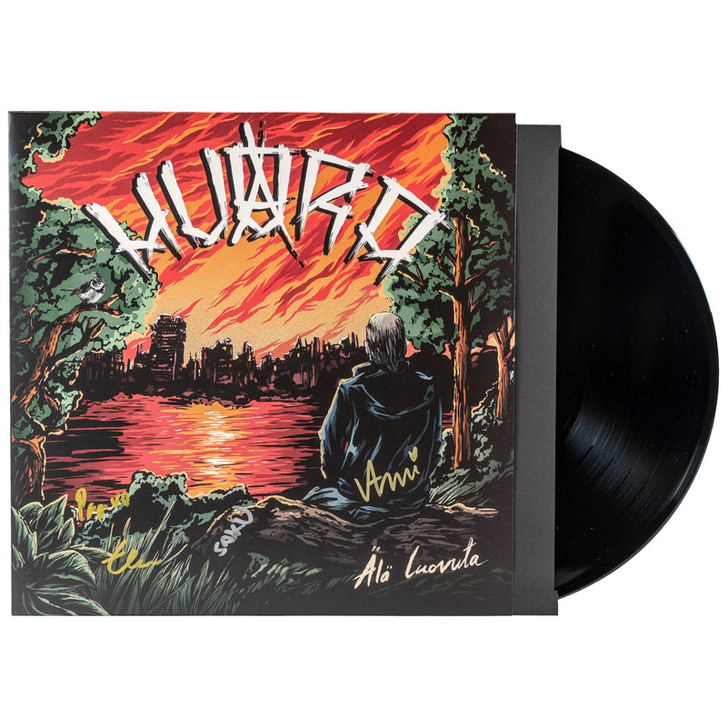 Huora, Älä Luovuta, Black Vinyl, Signed!