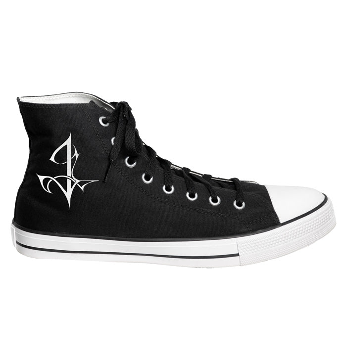 Insomnium, Classic Logo, Black Sneakers