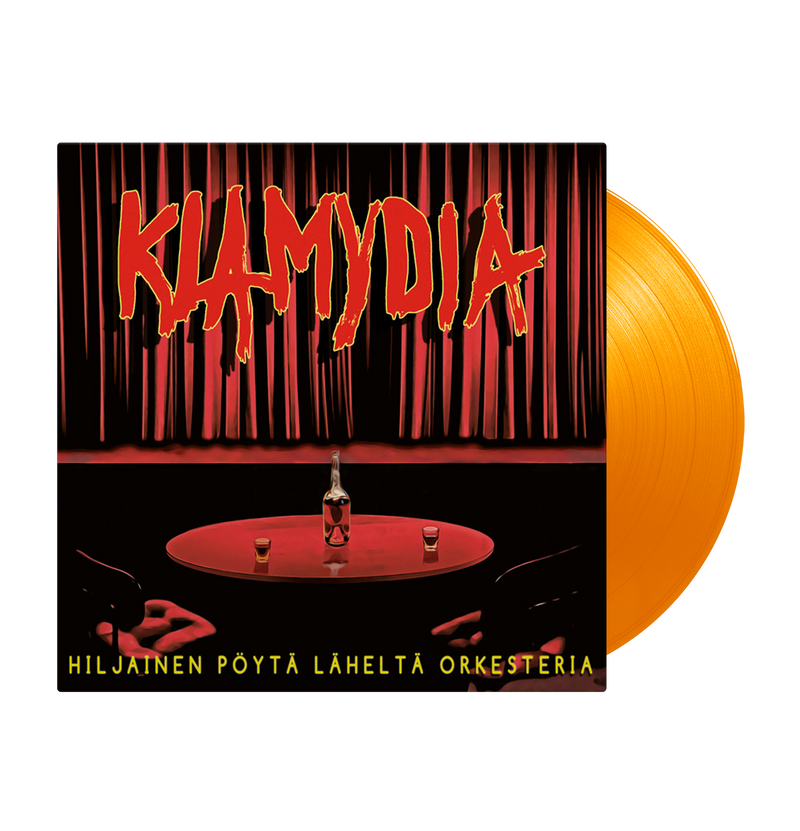 Klamydia, Hiljainen Pöytä Läheltä Orkesteria, Ltd Signed Orange Vinyl