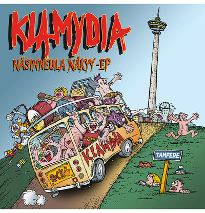 Klamydia, Näsinneula Näkyy, Black 7" Vinyl EP