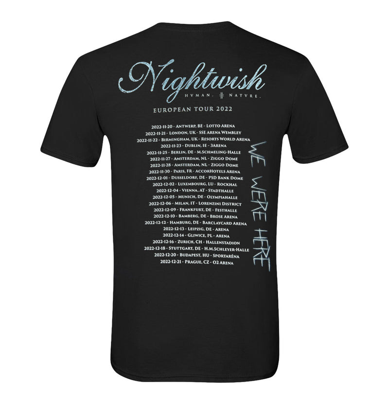 Nightwish, Owl - European Tour 2022, T-Shirt