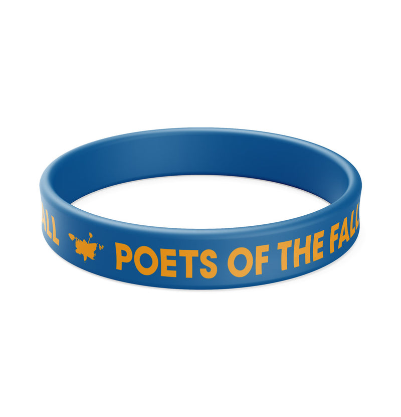Poets of the Fall, Blue Logo, Silicone Wristband