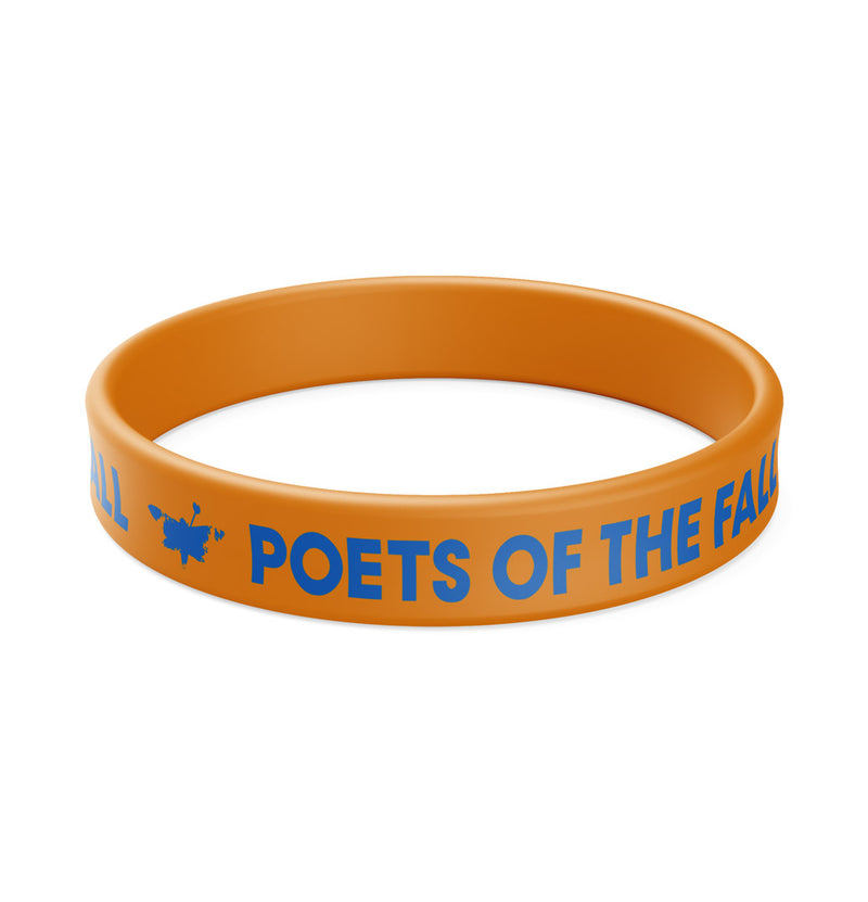 Poets of the Fall, Orange Logo, Silicone Wristband
