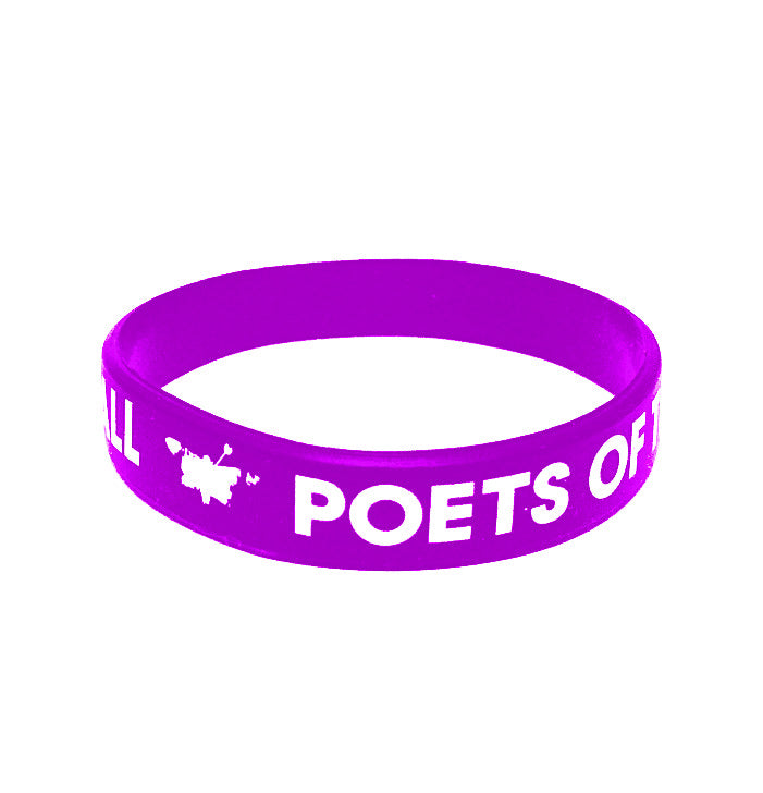 Poets of the Fall, Purple Silicone Wristband