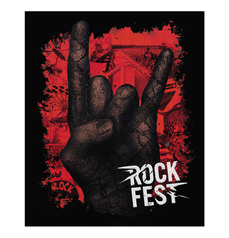Rockfest, Stone Hand, Patch
