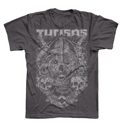 Turisas, Skull, Charcoal T-Shirt