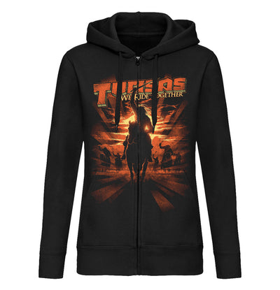 Turisas, We Ride Together, Women's Zip Hoodie