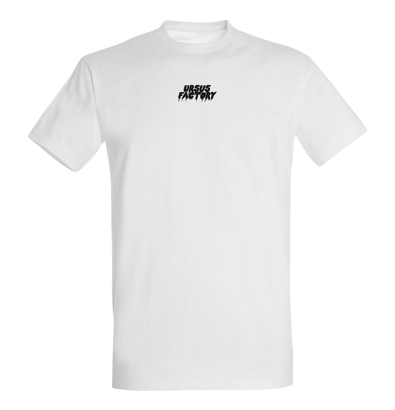 Ursus Factory, Logo, White T-Shirt