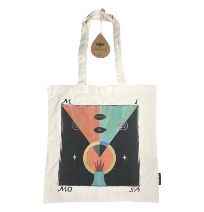 Ursus Factory, Mimosa, White Shopping Bag