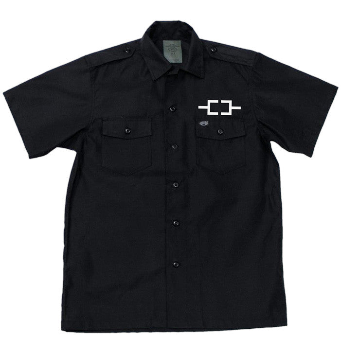 Omnium Gatherum, Bracket Logo, Worker Shirt